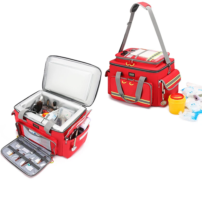 Bolsa de primeros auxilios bandolera impermeable de nylon - imagen 2
