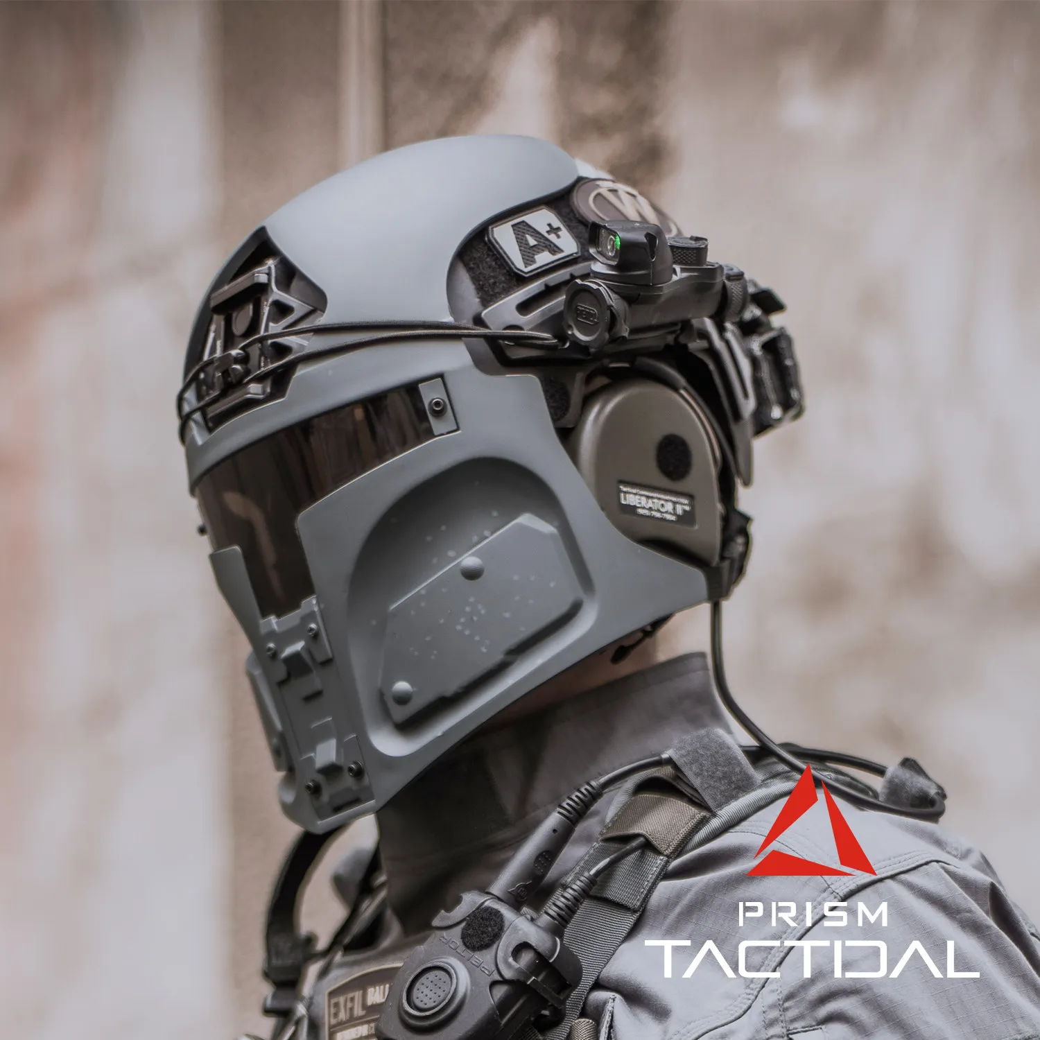 Ops-Core Máscara facial táctica completa para casco FAST MICH - imagen 2