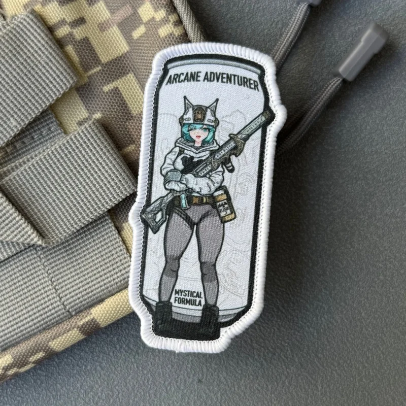 Parche táctico Arcano con velcro – insignia moral para mochila