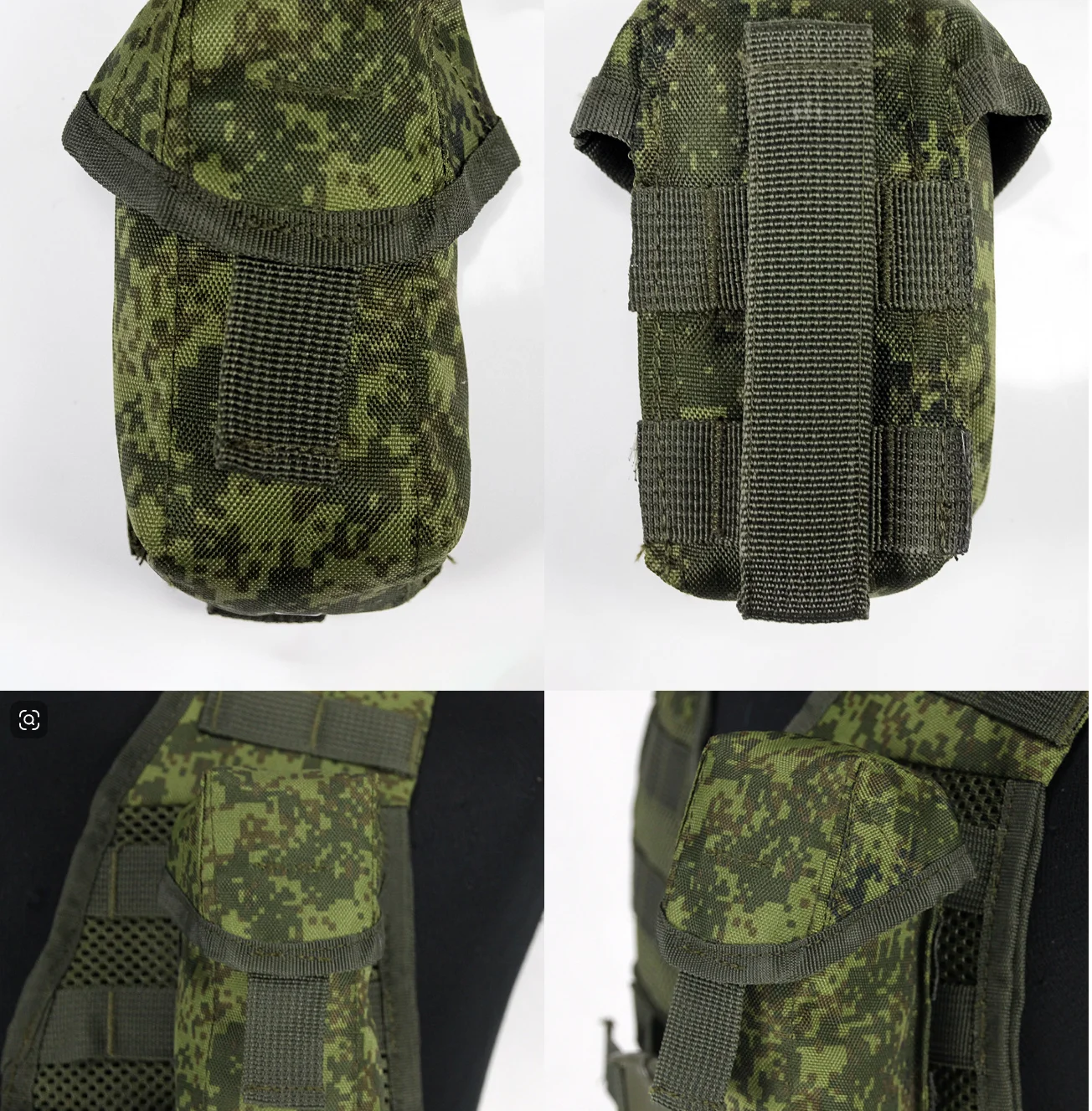 Bolsa táctica con patrón camuflaje EMR