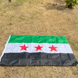 Bandera Siria poliéster resistente para equipamiento táctico