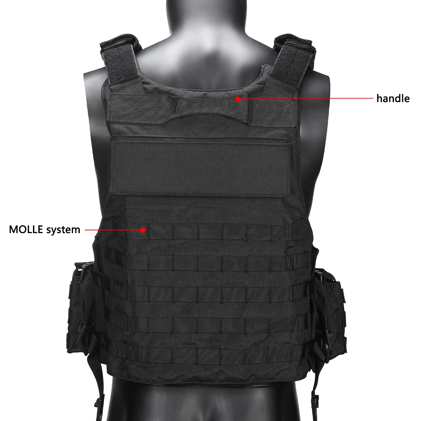 Sistema MOLLE para accesorios