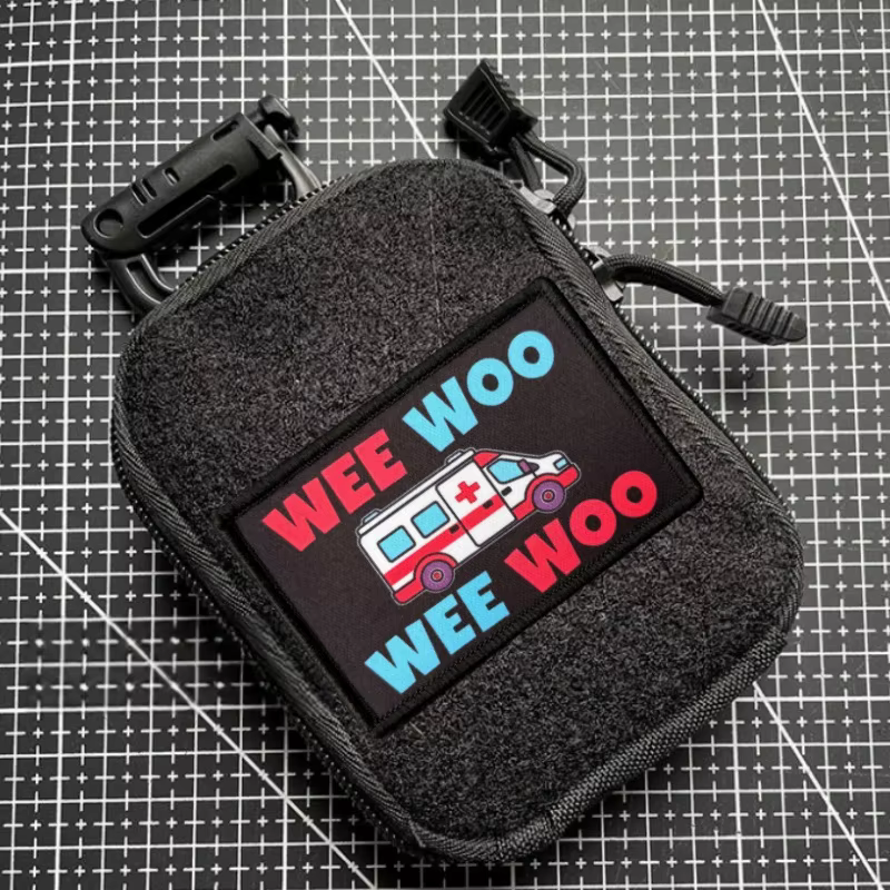 Parche táctico moral ambulancia con velcro gancho y bucle - imagen 3