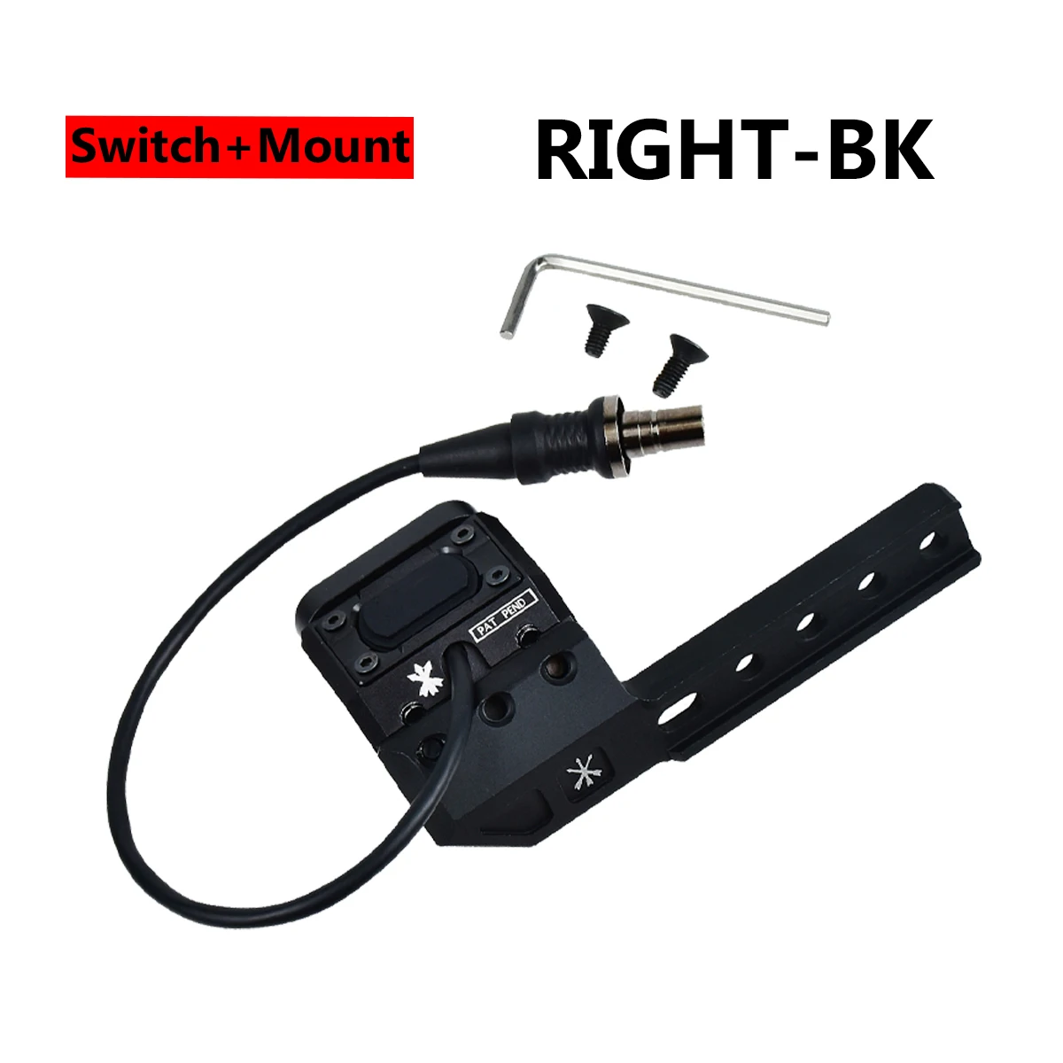 Interruptor de presión linterna táctica UNITY para Surefire M600 M300B