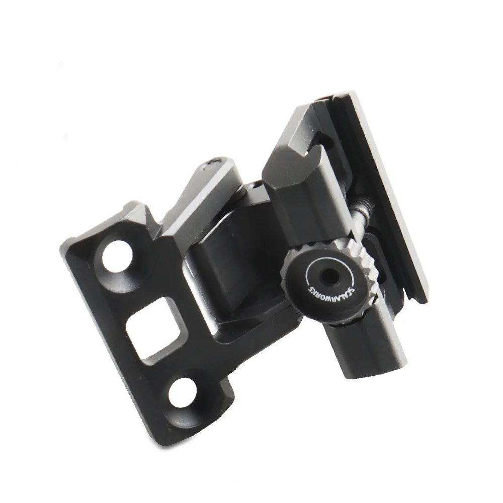 Adaptador monocular con soporte para mira telescópica y óptica