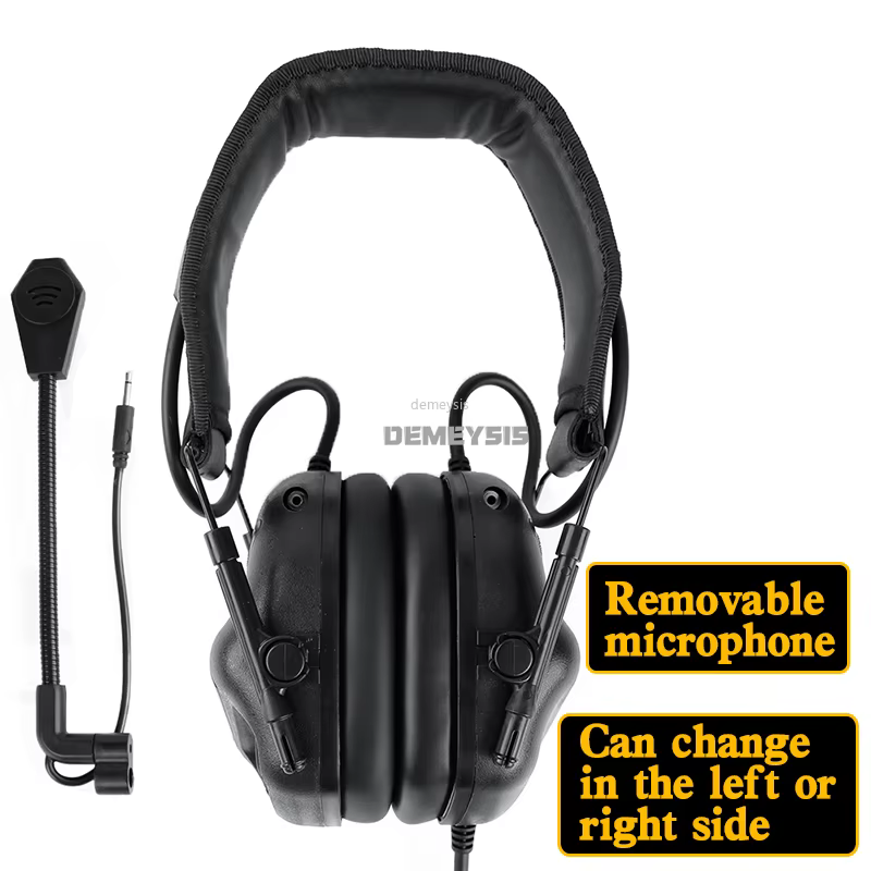 Auriculares tácticos para casco – Comunicación Airsoft y caza - imagen 4