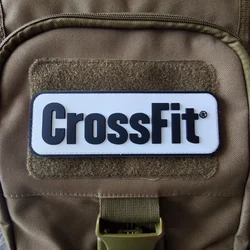 Parche PVC bordado CrossFit – Aplique costura pegatina motorista Punk