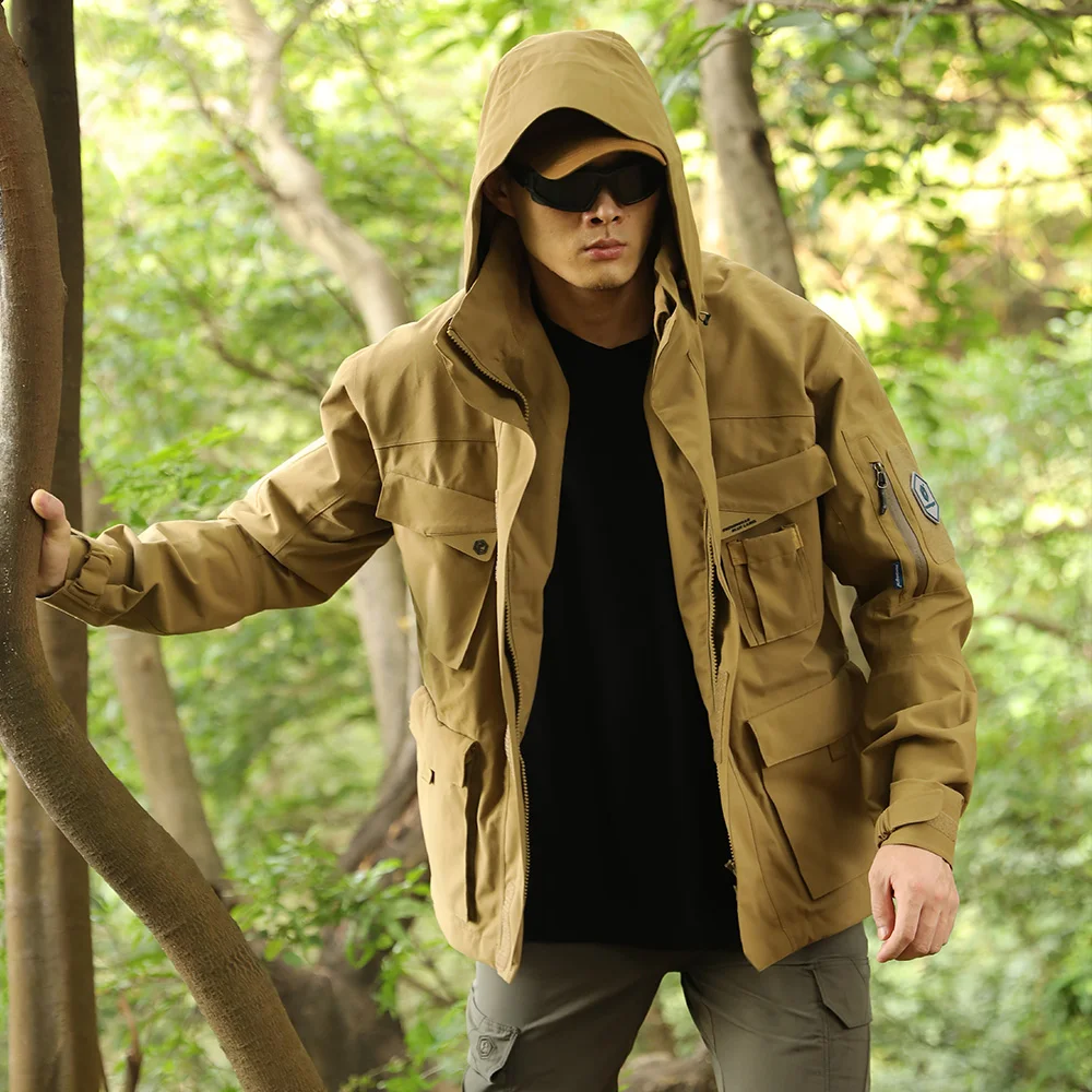 Chaqueta táctica impermeable Emersongear Blue Label Dimorphic Egret