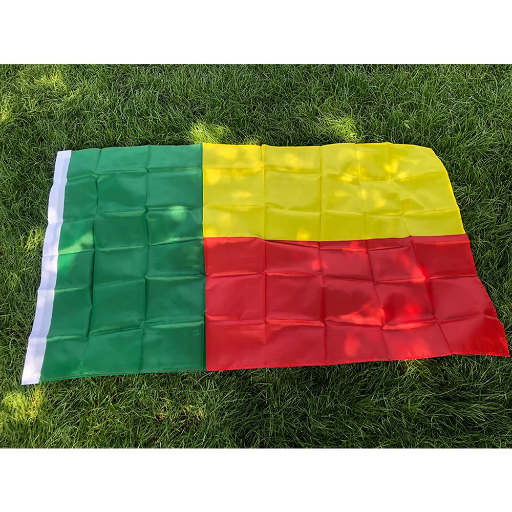 SKY FLAG Bandera de Benín de poliéster decorativa - imagen 3