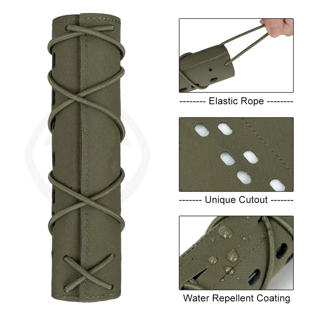 La funda muestra su acabado textil