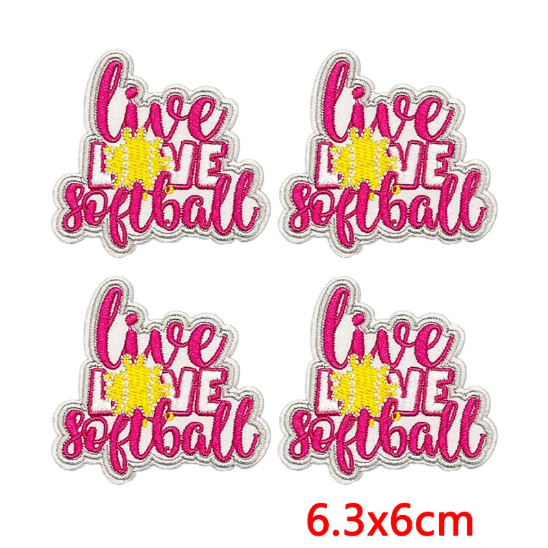 Detalle de parche con bordado y diseño deportivo