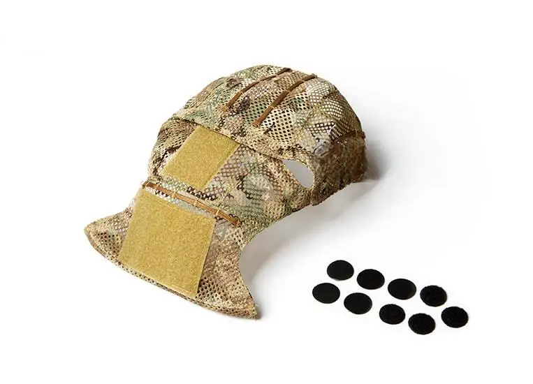 AF Funda táctica de camuflaje para casco con malla CP2 - imagen 5