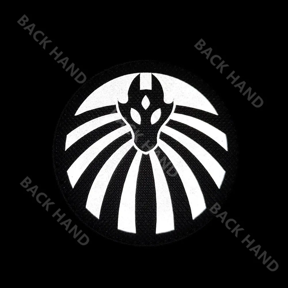 Detalle de parche bordado SCP