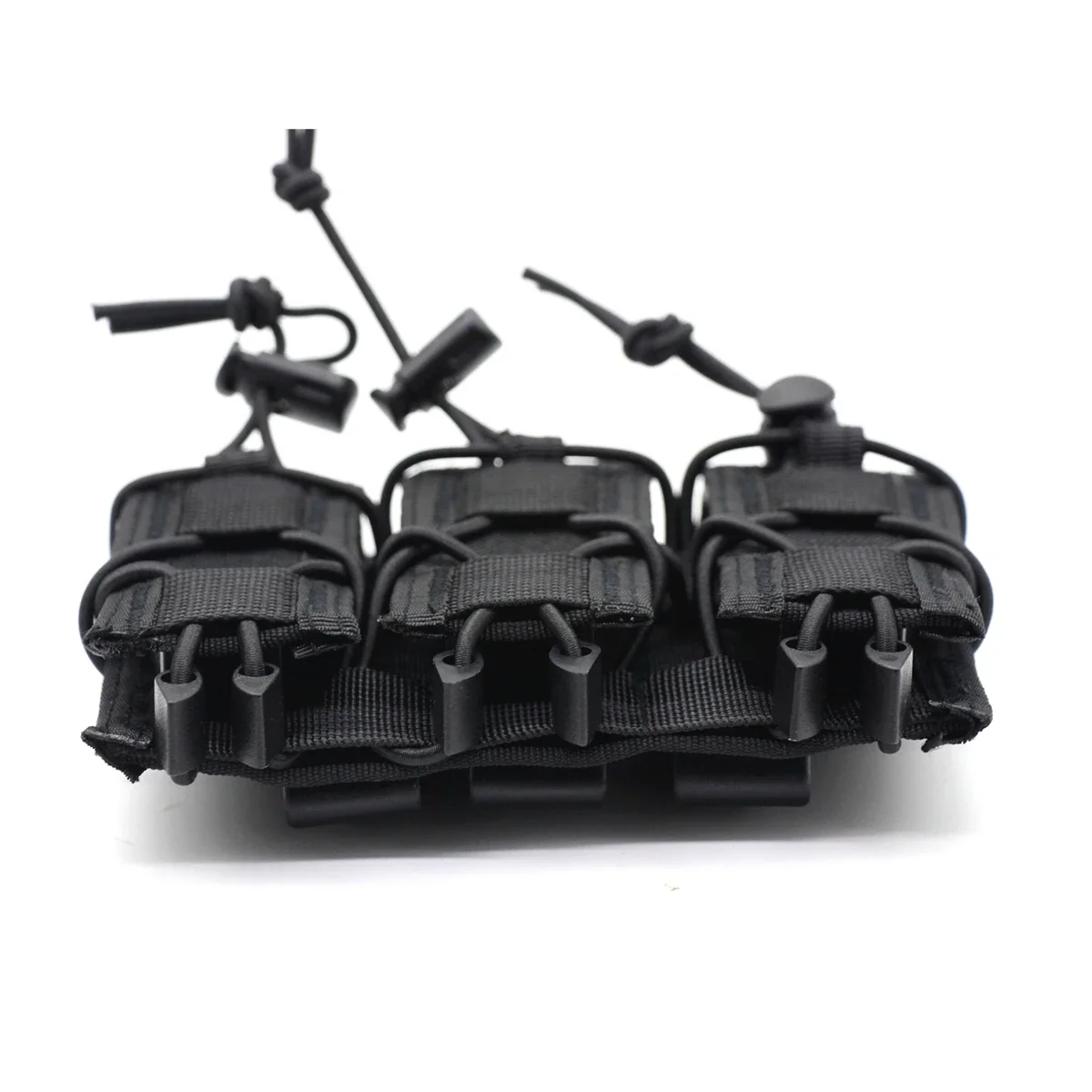 Soporte MOLLE para cargador de pistola con linterna táctica
