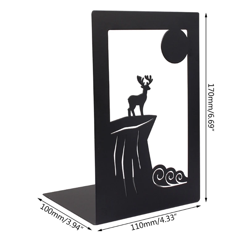 Sujetalibros metálico resistente K1KF – Soporte para libros - imagen 2