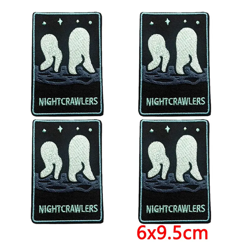 Parches termoadhesivos bordados monstruos Ghoul Kodama para ropa - imagen 3