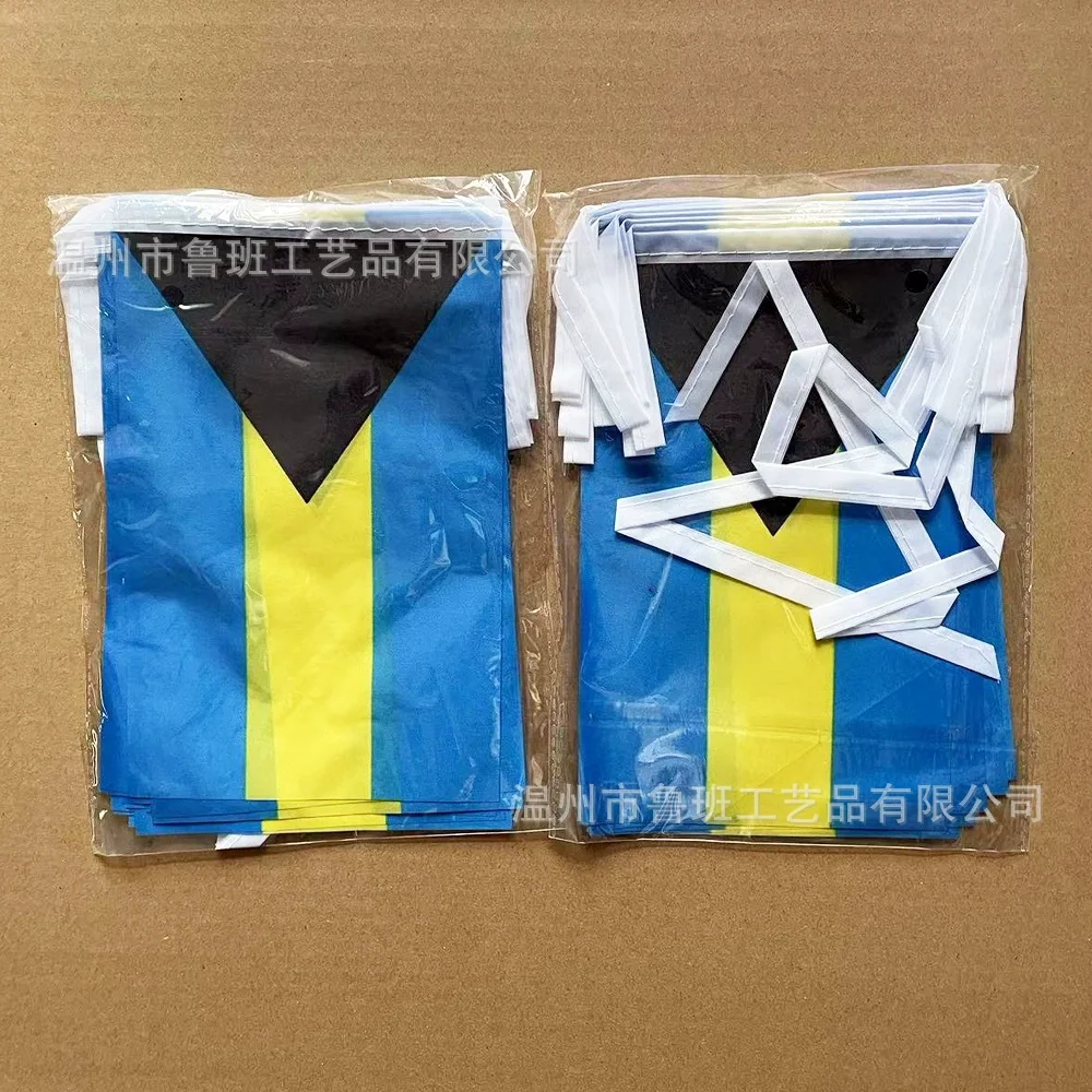 Banderines colgados como decoración