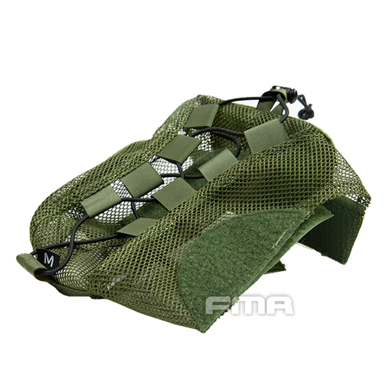 Funda táctica para casco alto con malla superior y cierre velcro - imagen 4