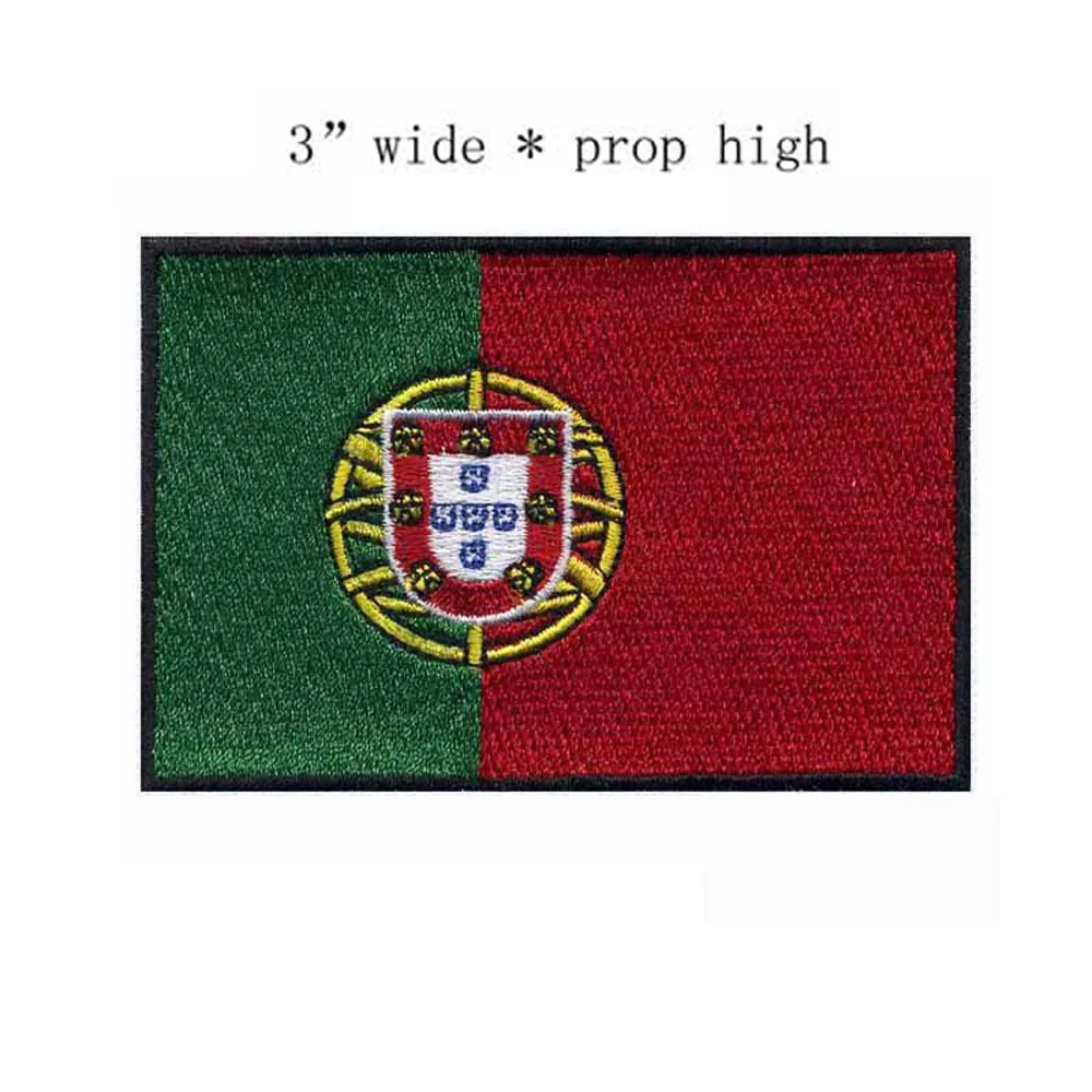 Parche termoadhesivo bordado bandera nacional – insignia para planchar - imagen 2