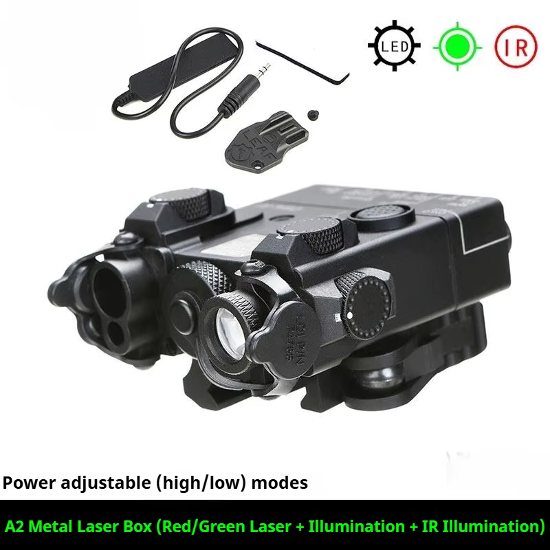 Iluminador táctico DBAL-A2 con láser verde y rojo infrarrojo - imagen 5