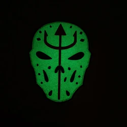 Trident Jason Máscara táctica con parche PVC 3D y brazalete