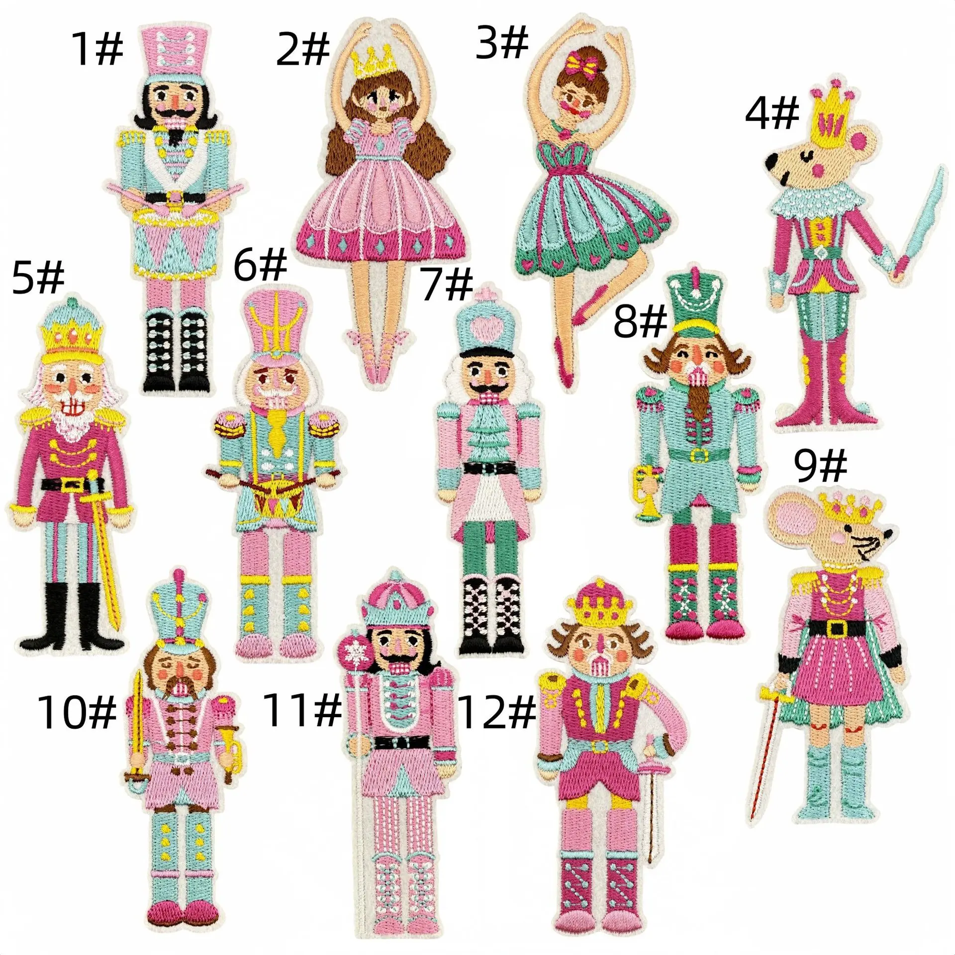 Apliques bordados para planchar