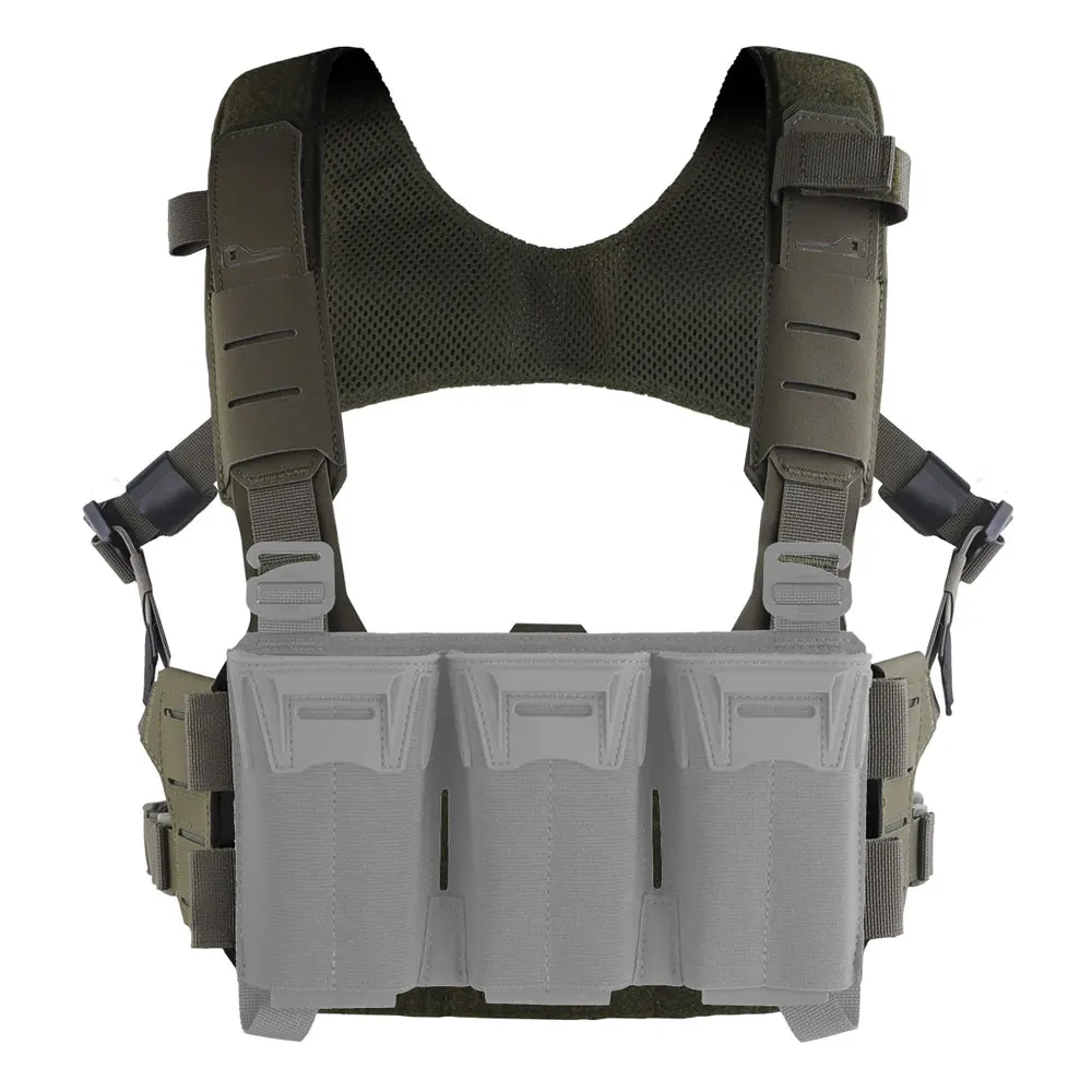Chaleco táctico HX MOLLE frontal panel de caza y airsoft - imagen 4