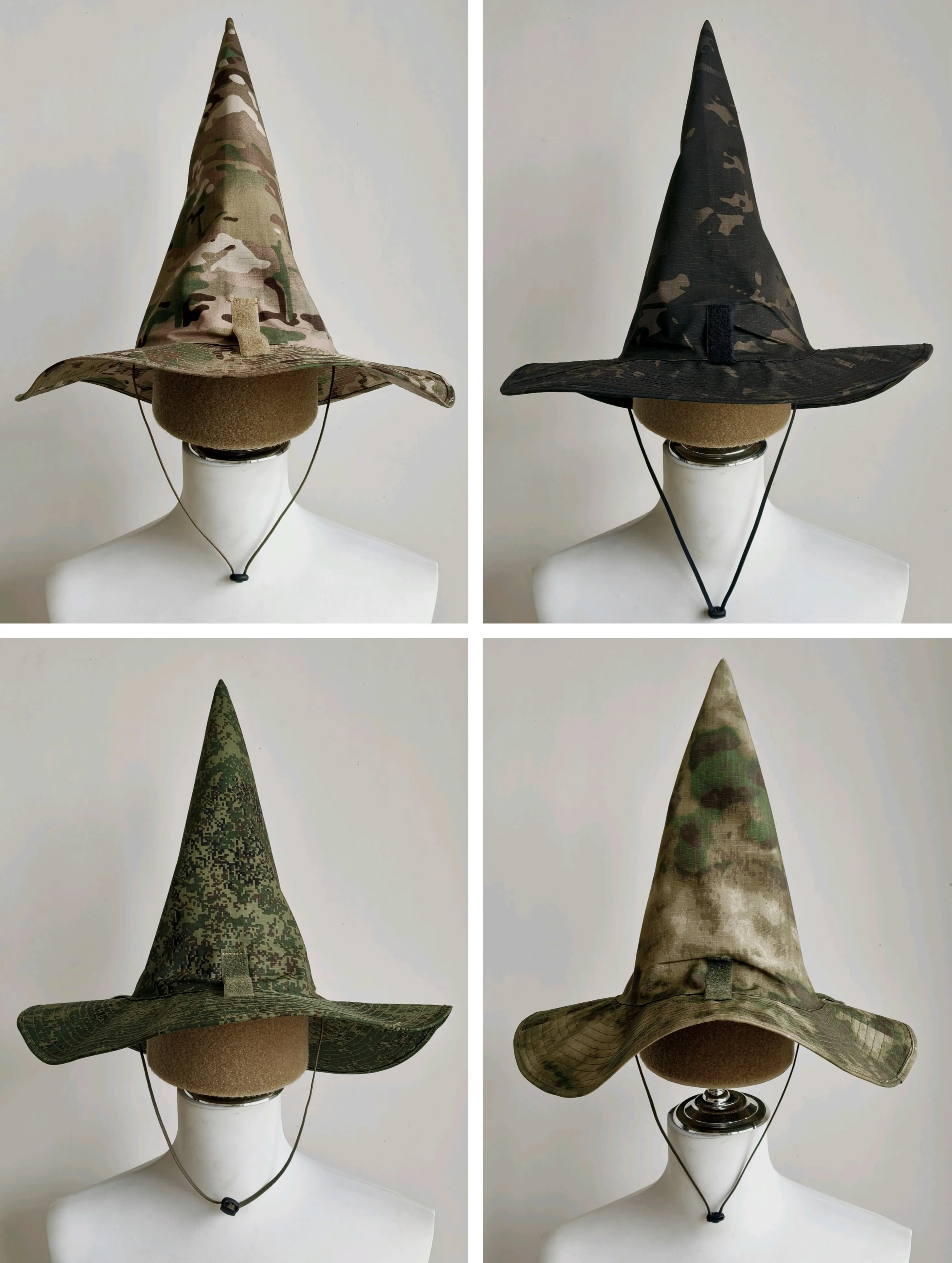 Sombrero táctico camuflaje al aire libre, mago, cosplay Halloween - imagen 5