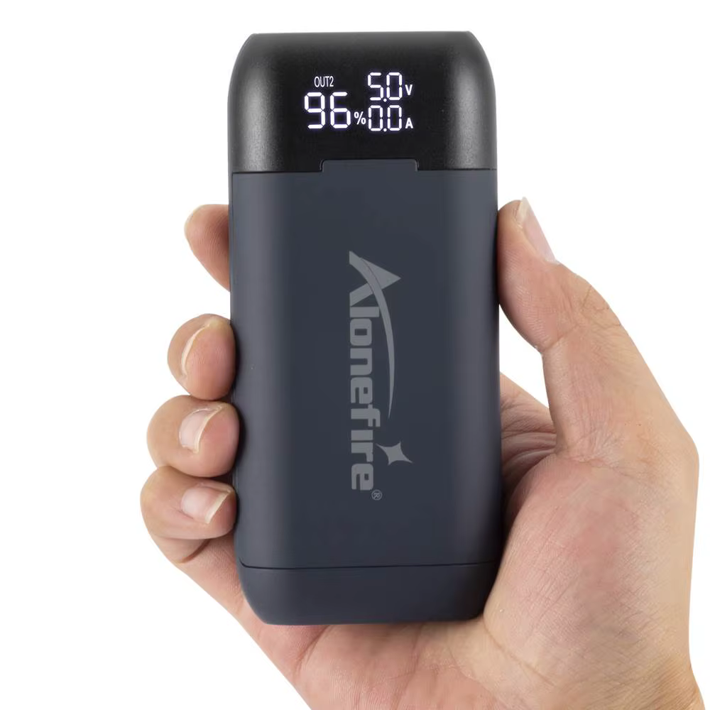Uso como linterna y ventilador de mano
