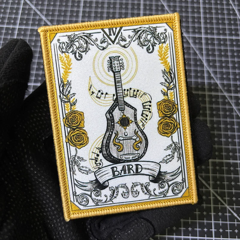Parche táctico velcro emblema moral de cartas para mochila militar - imagen 4
