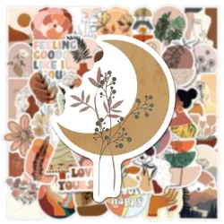 Pegatinas bohemias vintage decorativas – Para portátil, cuaderno y álbum