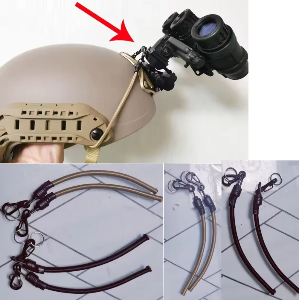 FMA cuerda elástica táctica de repuesto con gancho ACH para NVGs - imagen 3