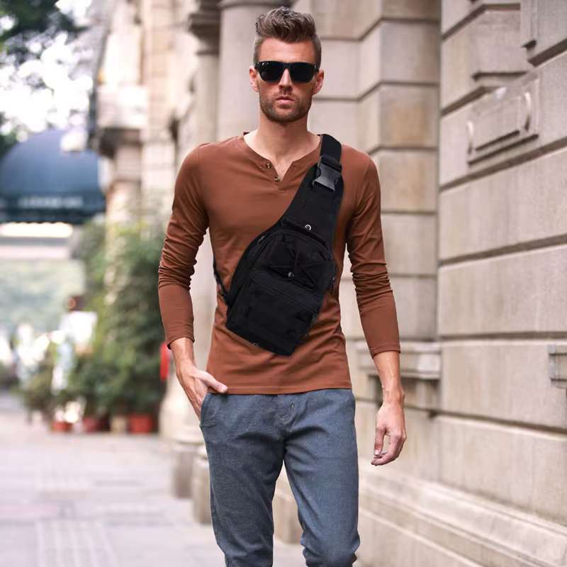 Mochila táctica Jarhead vista frontal con correas