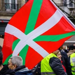 FLAGLINK Bandera Euskal Herria Vasca bordada para decoración hogar y eventos