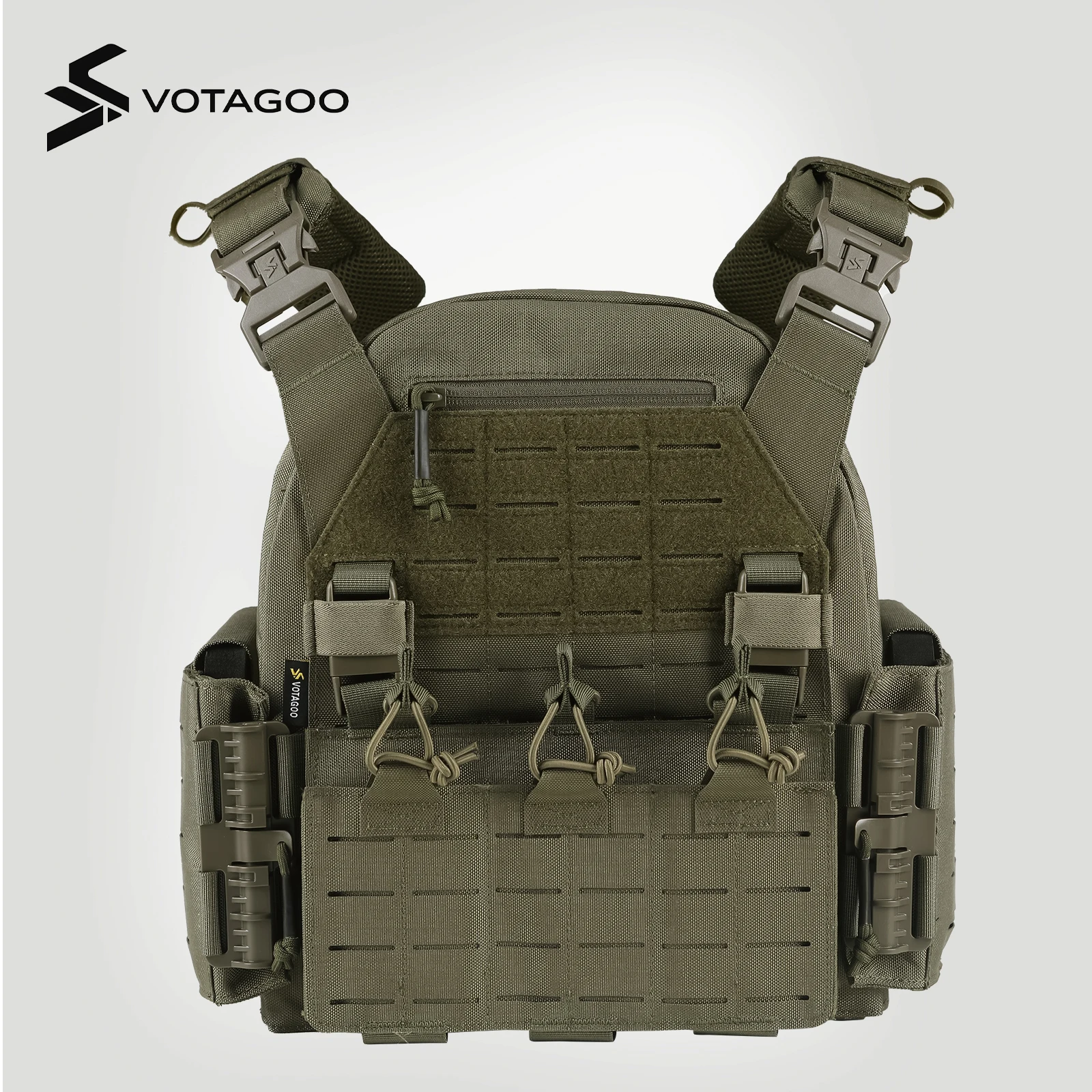 VOTAGOO chaleco táctico GBRS LBT camuflaje militar ligero antibalas - imagen 3