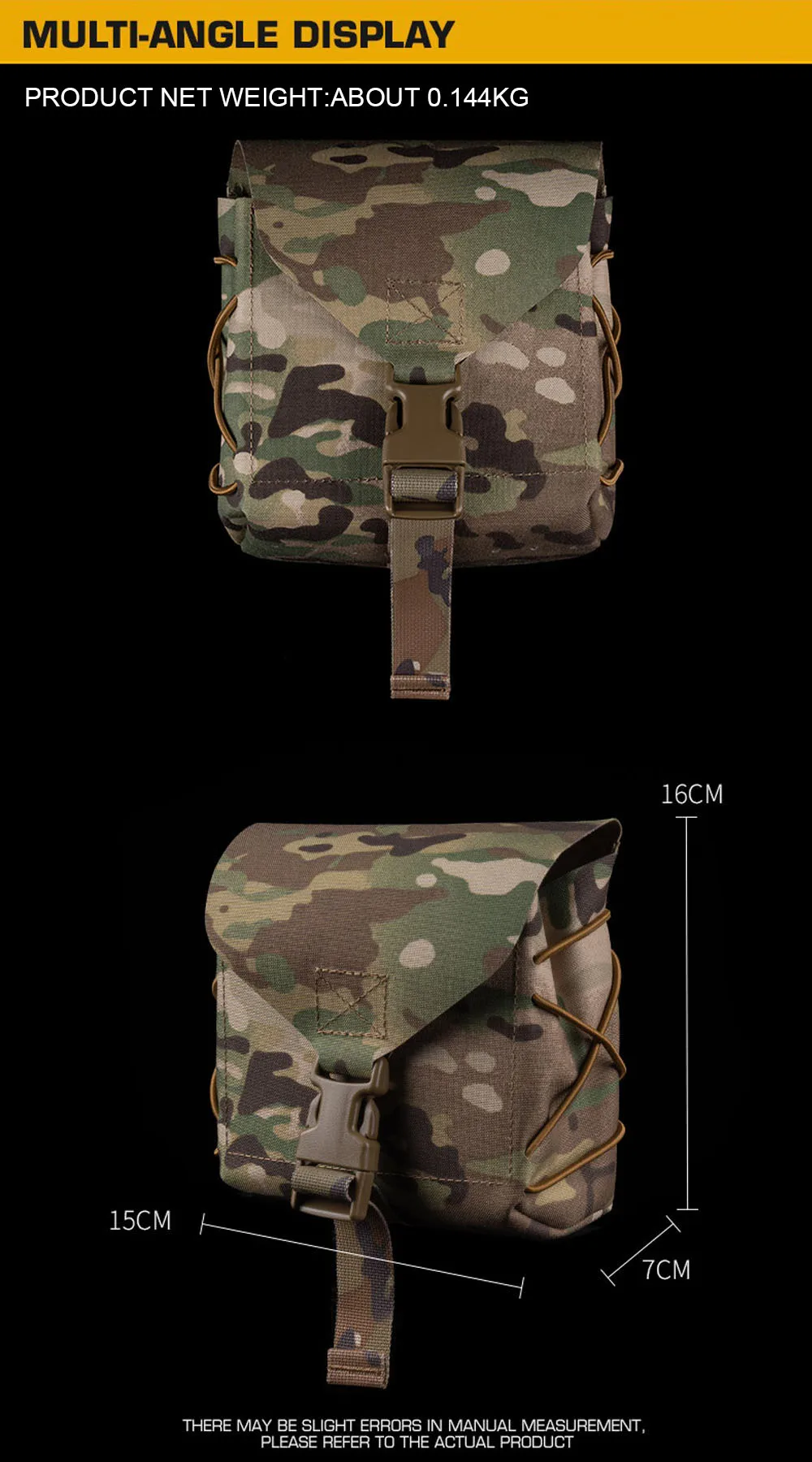 Detalle del tejido Cordura y costuras