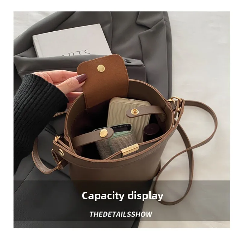 Bolso táctico bandolera estilo coreano para mujer, cubo moderno - imagen 5