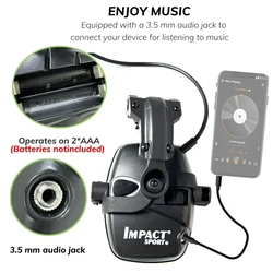 HL Auriculares protección auditiva electrónica reducción activa ruido