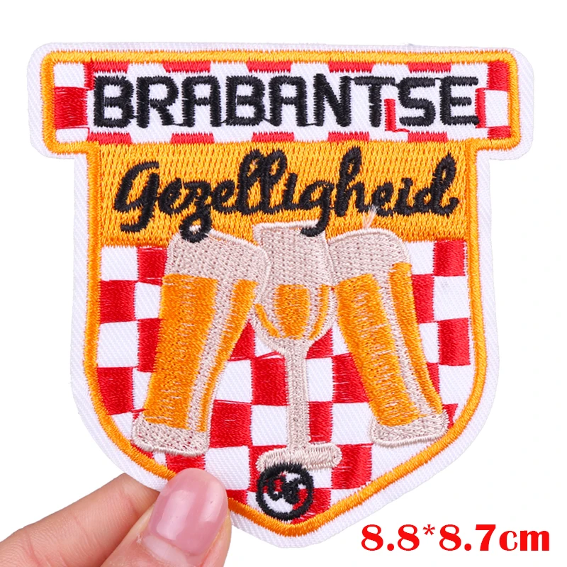 Parche bordado emblema Países Bajos – Brabante para coser o planchar - imagen 3