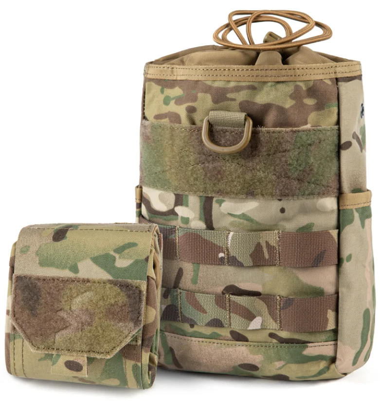 Bolsa táctica MOLLE para cargadores, accesorios plegables a cintura - imagen 2
