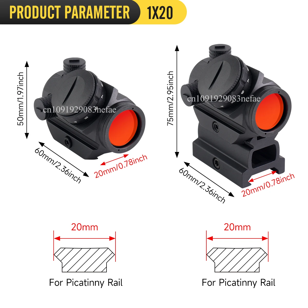 Mira táctica roja y verde réflex holográfica caza airsoft 11/20mm - imagen 4