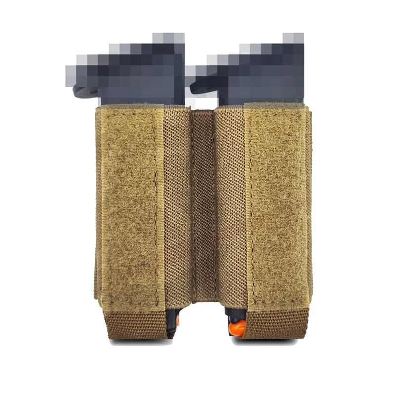 Porta cargadores táctico para airsoft con inserto elástico Multicam pecho - imagen 3