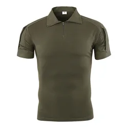 Camisa táctica manga corta camuflaje secado rápido