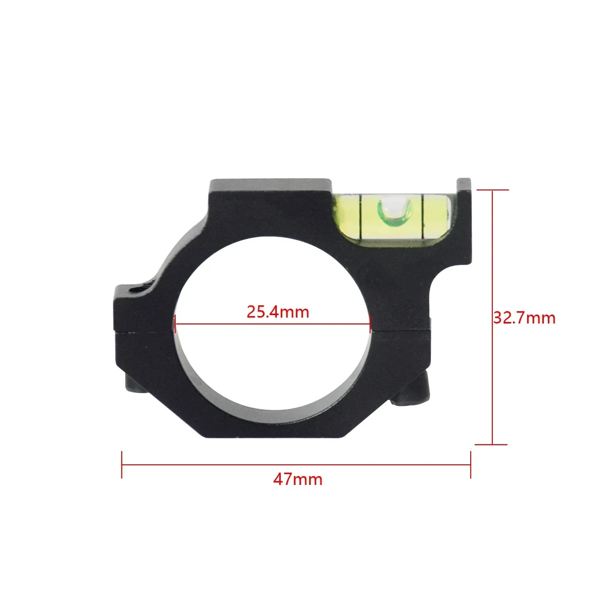 Nivel de burbuja magnético para mira