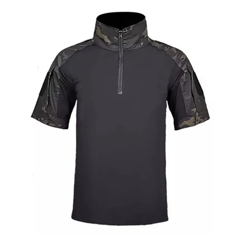 Camisa táctica manga corta camuflaje militar ventilada resistente - imagen 4