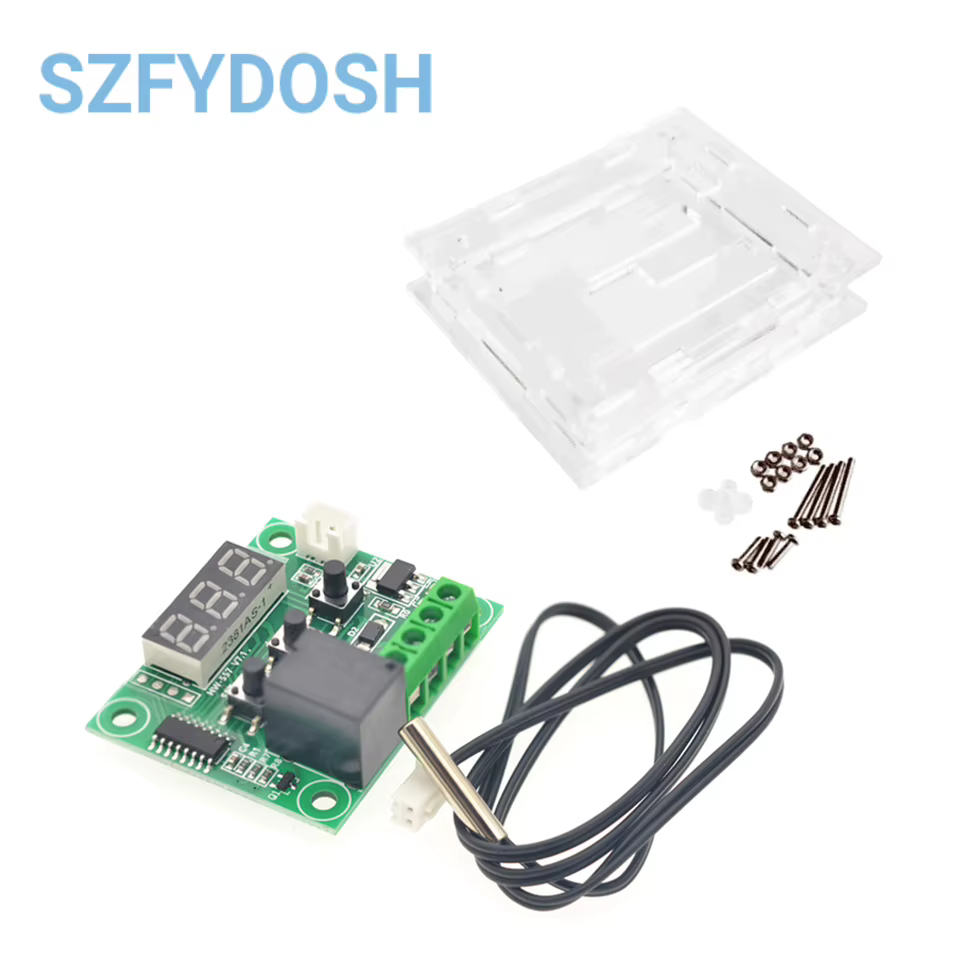 Termostato W1209 Mini – Control temperatura equipo táctico - imagen 3