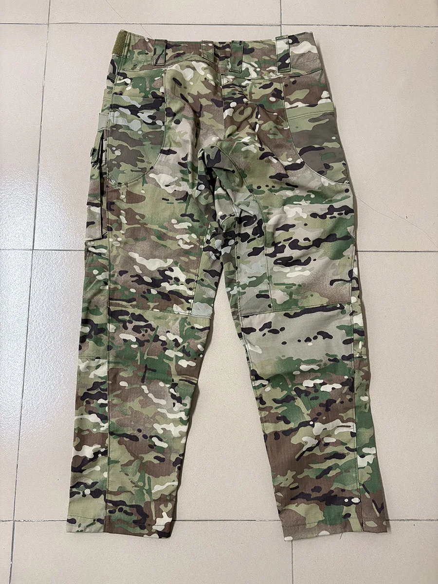 Pantalón táctico Multicam verde elástico y transpirable verano