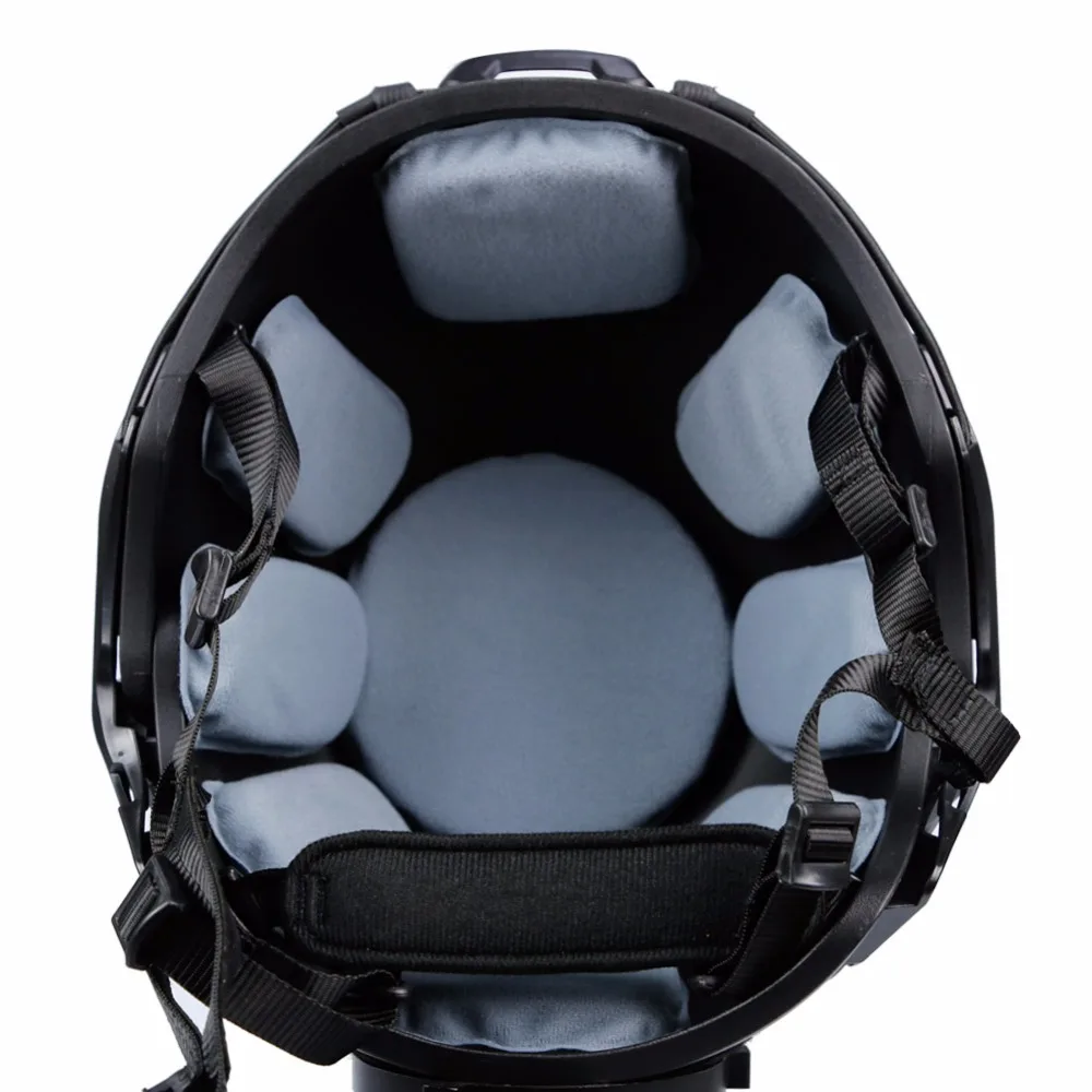 Casco táctico Fuerza Aérea entrenamiento tiro airsoft camuflaje - imagen 4