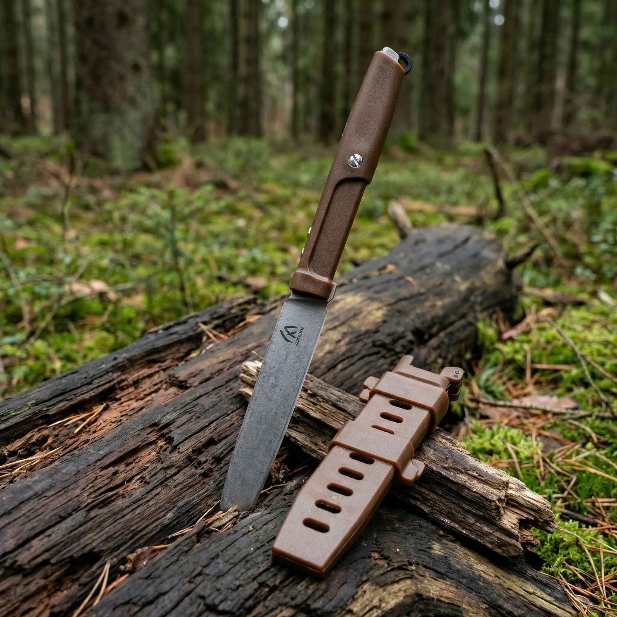Cuchillo fijo táctico con mango G10 y funda para al aire libre - imagen 5