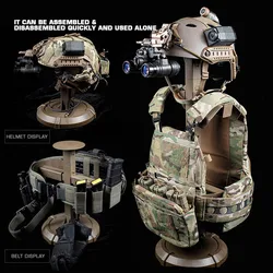 POSEIDON DEFENSE soporte modular para casco, chaleco y cinturón